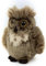 Teddys Rothenburg Kuscheltier Eule/Uhu/Kauz braun stehend 17 cm Plüscheule