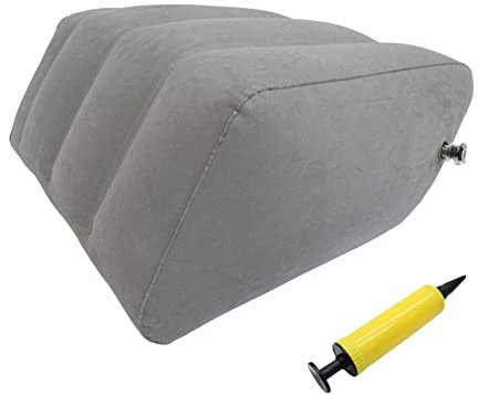 Gralara Aufblasbares Beinkissen, Fußkissen, erhöhtes Bett, Keilkissen, Beinerhöhungskissen