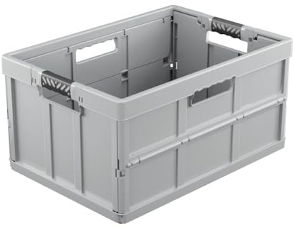 Keeeper Benno Professionell hopfällbar låda med mjuka grepp, 45 l