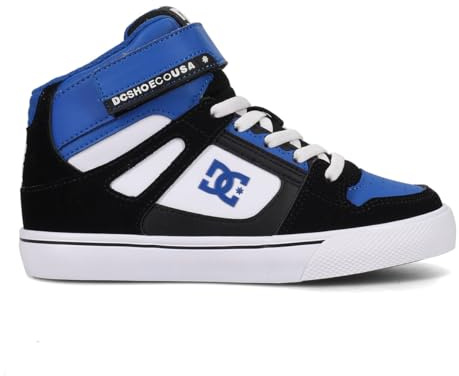 DC Pure Skate sko, blå/svart/vit, 36 EU