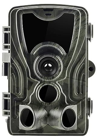 fotocamera da giardino, Telecamera for la fauna selvatica da caccia pista Visione notturna Telecamere selvatiche impermeabili Trappole fotografiche for Sorveglianza