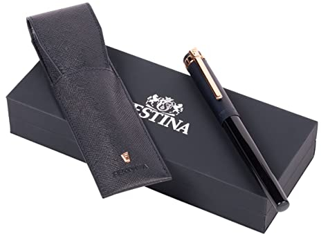 Festina Schreibset FPPS165N (Füllfederhalter & Schreibgeräte-Etui) Schwarz | Geschenkbox