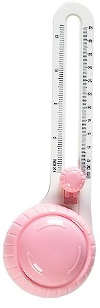 Cutter Craft Circle Cutter circolare taglierina carta taglierina Scrapbooking rosa 22,3 x 7,4 cm