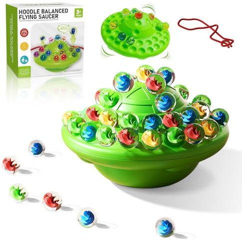 Generisch Logik Spiele, Interessant Balancespiel, Murmelspiel Balance-Abenteuer - 60 Bunte Glasmurmeln mit Staufach | Familienspiel für Kinder & Erwachsene | für Denkspiel 1-4 Personen zum Spielen