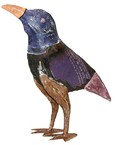 Vogel Metall Dekofigur Blechfigur Dekoration Gartendeko Handarbeit - Gall & Zick