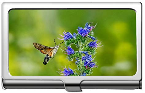 Business Name-Kartenhalter, Insekten-Schmetterlings-Kolibri-Motten-Geschäfts-Kredit-Identifikations-Kartenhalter
