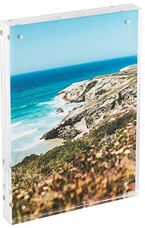 HMF 46973 Magnetischer Bilderrahmen aus Acrylglas | 15 x 21 cm | Transparent