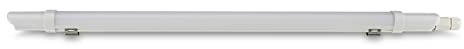 LED Feuchtraumleuchte IP65 60cm 18W 4000K neutralweiss Deckenleuchte Kellerleuchte Garagenleuchte Werkstattleuchte für feuchte Innenräume Außenleuchte