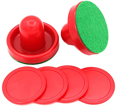 UUYYEO Air Hockey Pushers and Pucks Air Hockey Paddles Air Hockey Replacement Parts for Game Tables