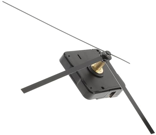 Homoyoyo Uhrwerk für Wanduhr, Geräuschloses Uhrwerk Set des Silent-Uhrwerk-Kits Silent-Ersatzuhr-Kits Mit Langer Welle Wanduhr-Bewegungsmechanismus Für DIY-Uhrenersatz Funkuhr Wand Uhrenwerk