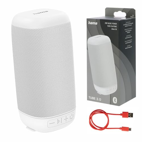 Hama 00188207 MOB.BT-LS TUBE 3.0 weiß
