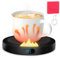 Eyein Coffee Mug Warmer - Smart USB Cup Warmer with 3 Temperature Settings, Temp Display & Auto Shut Off for Home Office Desk Gadgets, for Coffee, Beverage, Candle, Milk, Tea(No Cup), Black