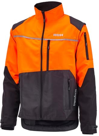 KOX Forstjacke Transform Anthrazit/Orange Größe 50/52