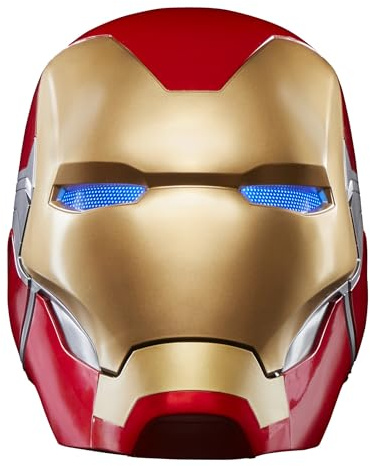 Marvel Legends Series Iron Man Premium Elektronischer Helm mit Licht FX Avengers: Endgame Erwachsene Sammlerstück Rollenspielausrüstung