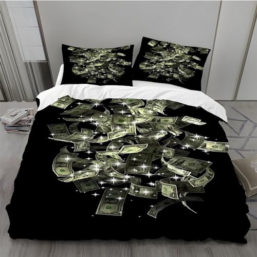 BAIL Housse de Couette 240 x 260 LumièRe des éToiles Housse Couette Très Doux Parure de Lit Adulte en Microfibr 2 Taies d'oreiller 65 x 65 cm Convient pour Chambre
