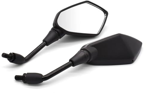 SAMWDK Lenkerendenspiegel Für Für Z900 Für Z900RS Für Z400 Für Z650 Für Z800 Z1000 Z250 Z 300 250R Rückspiegel Motorrad Rückseite Spiegel Motorrad Rückspiegel Rückspiegel Motorrad