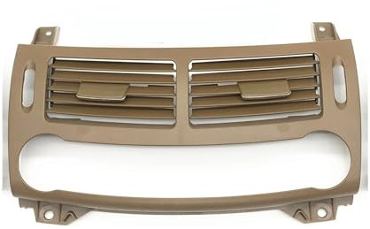 Vorne Kapuze Kühlergrill Vorne In Der Mitte A/C Air Vent Outlet Klimaanlage Grill Abdeckung Trim Für Benz E-Klasse W211 2003 2004 2005-2008 Für CLS-Klasse W219 2007 2008 2009 Auto Luftgitter(Dark Yell