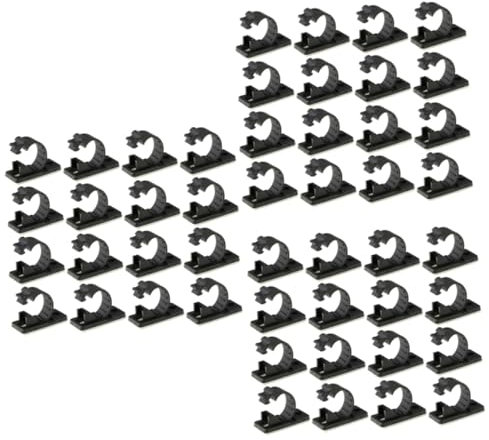 Angoily 3 Sätze Draht-clip Verstellbare Kabelklemme Auto-kabel-organizer Kabelorganisator Drahtklemme Js Kabelklemme Stromkabelmanagement Kabelclips Kabelgriff Nylon Black 25 Stück * 3