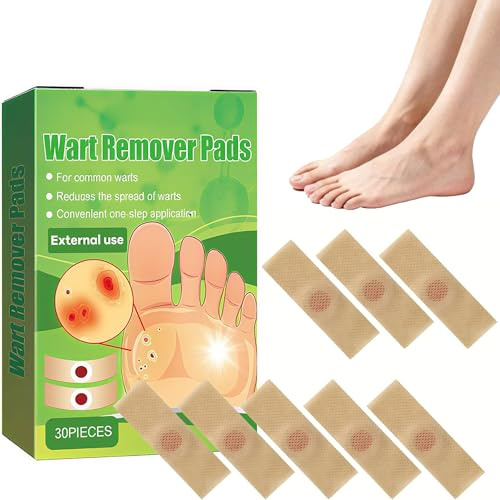 Wart Remover, 30 Pads for Verruca Treatment