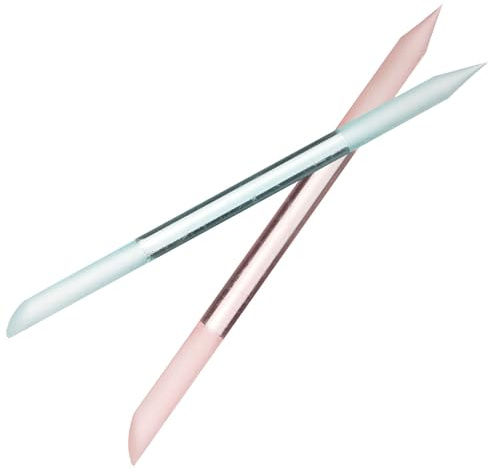 Sewroro Lima per Unghie in Vetro Sabbiato 2 Pezzi Lime per Manicure Femminile Portatili Striscia Lucidante Strumenti per Lucidare Unghie da Donna per Uso Professionale e a Casa