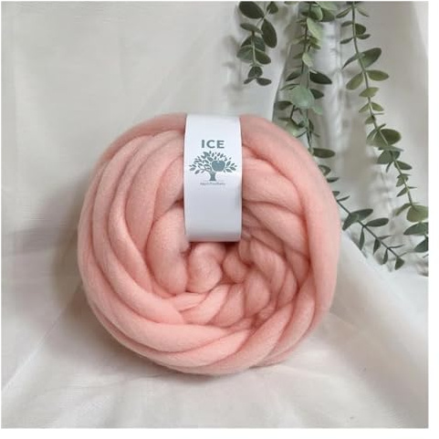 Filato Spesso 500g filato for maglieria gigante grosso lana islandese roving super morbido braccio lavorato a maglia fili all'uncinetto fai da te maglione sciarpa cappello(7)
