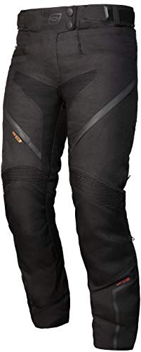 OZONE MOTO Union Lady Pantaloni da Moto Donna | Tessile | Protezioni per Le Ginocchia | Membrana Rimovibile | 4 Canali di Ventilazione