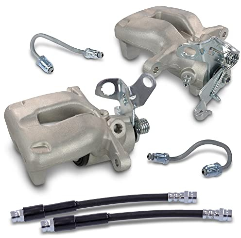 ATEC Germany 2x Bremssattel hinten links und rechts Bremszange ohne Halter | Kompatibel mit: AUDI A3, A3 Sportback, SEAT ALTEA, ALTEA XL, LEON, TOLEDO III, SKODA OCTAVIA II, OCTAVIA II Combi, SUPERB II