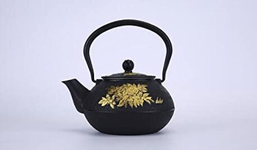Estufa de cerámica eléctrica de Loto de Buda, Horno Enfermo de té Kungfu ensamblado una Variedad de Tetera, Estufa de té hervida, Carcasa de Hierro Fundido, Juego de ollas de Cobre