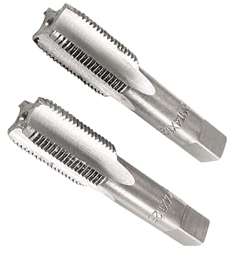CoCud Hand Gewindeschneider M14 x 1.25 Gewinde Metrisch Legierung Werkzeug Stahl Schraube Abhören Konischer Wasserhahn - (Anwendung: für Machine Gewinde Reparatur) 1Paar