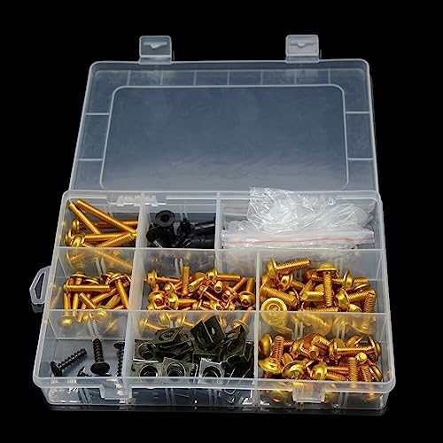 SFALCI Moto Vis Compatible avec Yamaha pour Tricity125 pour Tricity155 Tricity300 Tricity 125 155 300 2018-2022 2023 Kit De Boulons De Carénage De Moto Clips De Fixation du Corps Vis (Color : 4)