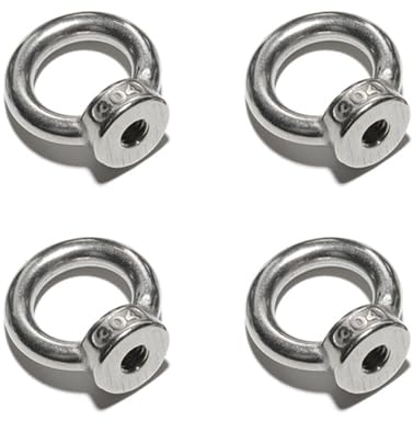 4 Stück Ringschrauben M6M8M10M12M14M16 ösenschraube Edelstahl Augenschraube (Augenmutter,M20)
