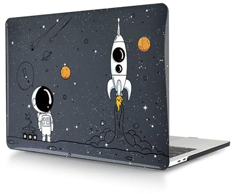 Laptop Hülle für MacBook Pro 16 Zoll Modell A2141 2020 Freisetzung mit Touch Bar and Touch ID, Plastik Schützend Hartschale Case Cover, Raumfahrer2