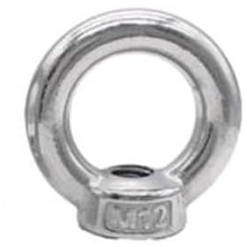 1/2/5 Stück DIN582 M3 M4 M5 M6 M8 M10 M12 M14 M16 304 Edelstahl Marine Hebeöse Mutter Ringmutter Gewinde (Size : M5 5PCS)
