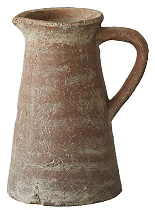 Vasen, Steingut-Blume, handgefertigt, dekorative Knospe, modern, hoch, Blumenstrauß, braun, Herzstück für Zuhause, Hochzeit, Weihnachten, Dekoration (Farbe: Messing, Größe: 14 x 16 cm). Vase