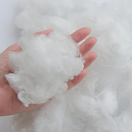 Luxus Füllung Fullwatte 5kg Polyester 100% Frischfasermaterial Oeko TEX Standard 100 zertifiziertes Kissenfüllmaterial,Bastelwatte