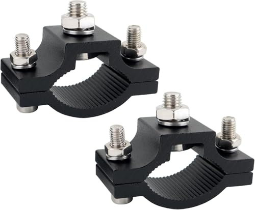 HQTS 2 Pièces Support de Phare Moto, Support de Montage de Lumière Travail, Support LED Moto pour Vélo,Support de Lampe de Travail Support Universel