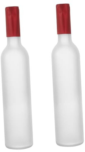 Alipis Set mit 2 Leeren Weinflaschen Aus Glas Heimdekoration Party-zubehör Große Kapazität Flasche