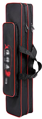 Guoyoocc Rutentasche Rod Case Angelkoffer,Angeltasche Angelausrüstungstasche Angelruten-Etui,wasserdichte Angelruten-Tasche Angelrutenbeutel,multifunktionale Angelrute-Aufbewahrungstasche