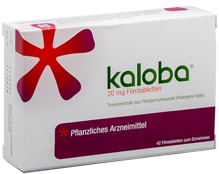 Kaloba Filmtabletten – Pflanzliches Arzneimittel bei Erkältung & Bronchitis, bei viralen Infekten, Bakterien & festsitzendem Schleim, für Erwachsene und Kinder ab 6 Jahren, 42 St