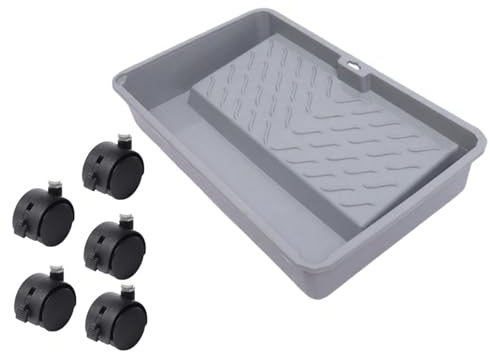 Sharplace Bandeja de Pintura Multifuncional, Bandeja para Herramientas de Pintura, Utensilios de Pintura Multifuncionales Y Lavables para Proyectos de Pintura D