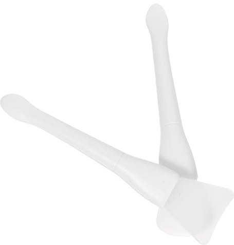 Healvian 2 Espátulas de Silicona con Mango de Plástico para Sellos de Cera, Herramienta de Cera para Proyectos Artísticos y Manualidades DIY