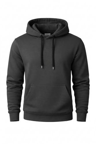RUBAB Men's Pullover Hoodie Hooded Sweatshirt Fleece Jumper Warm Winter Casual Gym Sportswear Streetwear Loungewear Top S–2XL
