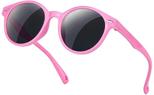 Ymmott polarisées Lunette de soleil enfant 3-9 ans - Protection UV400 Lunettes de soleil pour Garçon et Fille Légère