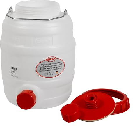 Graf Getränkefass Kunststofffass Saftfass Rund 10 Liter