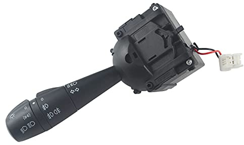 FanPaYY Interruptor columna dirección 8201167981 para Clio Trafic Twingo 3 | Interruptor iluminación 15 pines, compatible Captur Sandero Logan Dokker Duster, refs alternativas 255405005R y 251687