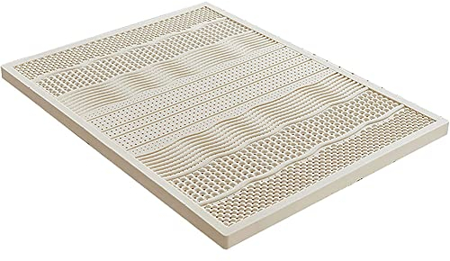 Matratze Aus 100% Naturlatex, Dicke, Weiche Matratzenauflage, Tragbar, Entlastet Den Druck, Matratzenbezug Aus Bio-Latex,5cm,180x200cm(71x79in)