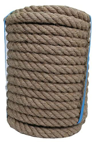 Corda di iuta, corda di canapa, tiro alla fune corda di canapa otto parti decora corda di iuta spago materiale fatto a mano fascio di corda di canapa sisal (dimensioni: 10MM 50M) (dimensioni: 10MM 20M