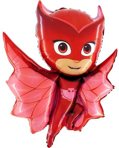 Toyland® 90 cm (36) PJ Masks Owlette-förmiger Folienballon – Partyballons für Kinder
