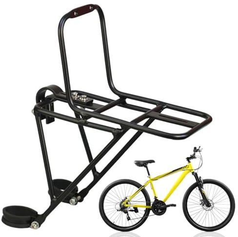 Aluminium Mountainbike Gepäckträger - Vorne und Fest am Vorderrad für Radreisen