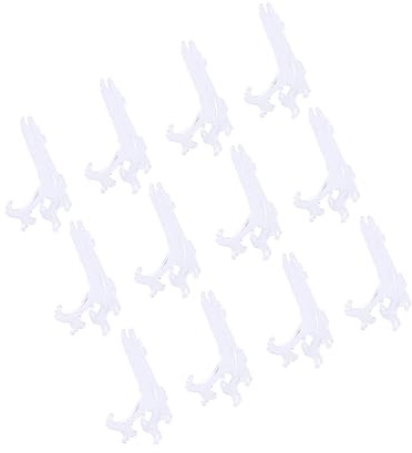 RORPOIR Expositor de Té Pvc Blanco 12 Piezas para Platos y Arte Decorativo